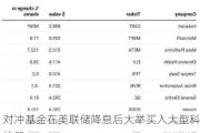 对冲基金在美联储降息后大举买入大型科技股