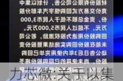 力芯微:关于以集中竞价交易方式首次回购公司股份的公告