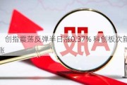 午评：创指震荡反弹半日涨0.37% 科创板次新股集体大涨