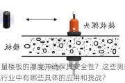 如何测量楼板的厚度并确保其安全性？这些测量技术在建筑行业中有哪些具体的应用和挑战？