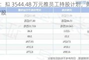 石头科技：拟 3544.48 万元推员工持股***，购买价 208.15 元/股