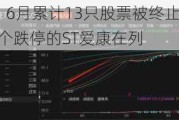 本周再添7家！6月累计13只股票被终止上市或锁定退市 “连吃”31个跌停的ST爱康在列