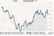 嘉实港股优势混合A：净值下跌0.86%，近6个月收益率达11.89%