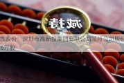 金盾股份：深圳市高新投集团有限公司减持公司股份约136万股