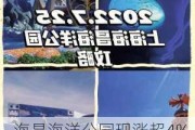 海昌海洋公园现涨超4% 暑期旺季客流高增公司IP运营持续推进