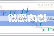 猪肉概念盘中拉升，天域生态涨7.13%