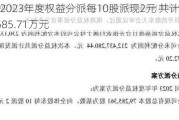 重钢机械2023年度权益分派每10股派现2元 共计派发现金红利1585.71万元