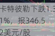 卡特彼勒下跌1.31%，报346.52美元/股