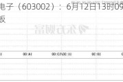 宏昌电子（603002）：6月12日13时09分触及涨停板