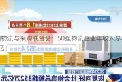 中国物流与采购联合会：50强物流企业年收入总和超2万亿