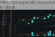 阿里巴巴盘前涨超3% H股大涨近5%有望9月纳入港股通