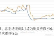 麦格理：比亚迪股份5月续为销量榜首 料6月内地电动车需求维持强劲