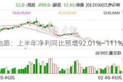 深南电路：上半年净利同比预增92.01%—111%