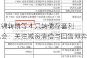 美锦转债等 4 只转债存套利机会：关注减资清偿与回售博弈