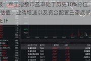 ETF日报：军工指数市盈率处于历史10%分位，板块处于估值、业绩增速以及资金配置三重底部区间，关注军工ETF