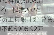 泰和科技(300801.SZ)：拟推2024年员工持股计划 募资总额不超5906.92万元