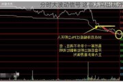 分时大波动信号 这些方向出现分歧