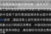 加皇资本市场维持MSCI Inc(MSCI.US)买入评级，维持目标价638美元