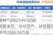 凯美特气(002549.SZ)股东常勤壹号、财信资产、财信精信合计减持2086.04万股