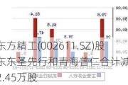 东方精工(002611.SZ)股东东圣先行和青海普仁合计减持142.45万股