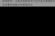 欧莱新材：与韶关高新技术产业开发区管理委员会签署的战略合作框架协议