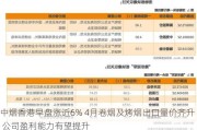 中烟香港早盘涨近6% 4月卷烟及烤烟出口量价齐升 公司盈利能力有望提升