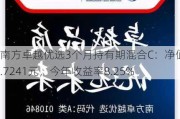 南方卓越优选3个月持有期混合C：净值0.7241元，今年收益率8.25%