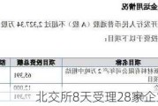 北交所8天受理28家企业上市申请