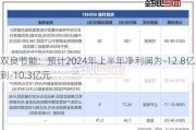 双良节能：预计2024年上半年净利润为-12.8亿元到-10.3亿元