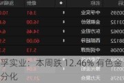 中孚实业：本周跌 12.46% 有色金属分化