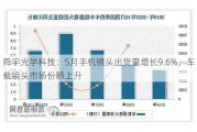 舜宇光学科技：5月手机镜头出货量增长9.6%，车载镜头市场份额上升