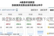 国企混改基金入股埃斯顿旗下公司