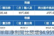 天铁股份：上半年净利同比预增84.95%―94.31%