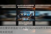 派拉蒙环球涨超10.4% 与Skydance的交易料将在周末前完成