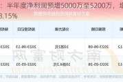 金冠电气：半年度净利润预增5000万至5200万，增幅52.07%至58.15%