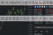 金融壹账通盘中异动 股价大涨5.56%