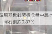 玻璃基板封装概念盘中跳水，阿石创跌0.87%