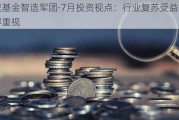 长城基金智造军团·7月投资视点：行业复苏受益标的值得重视