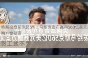 特斯拉盘前涨超6%，马斯克宣布赢得560亿美元薪酬方案投票