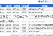 5月22日四川九洲涨6.07%，广发电子信息传媒股票A基金重仓该股