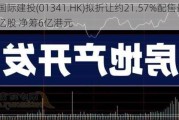 昊天国际建投(01341.HK)拟折让约21.57%配售最多15.24亿股 净筹6亿港元