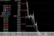 美股异动丨特斯拉大涨近6%，创6个月新高