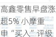 高鑫零售早盘涨超5% 小摩重申“买入”评级