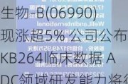 港股异动 | 科伦博泰生物-B(06990)现涨超5% 公司公布SKB264临床数据 ADC领域研发能力将得到认可