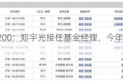 泰信中证200：郑宇光接任基金经理，今年来收益率为-0.48%