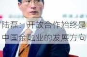 陆磊：开放合作始终是中国金融业的发展方向