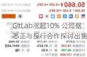 GitLab涨超10% 公司据悉正与投行合作探讨出售