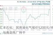 汇丰石化：民用液化气报价5200元/吨，与青岛炼厂持平