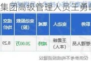 东软集团高级管理人员王勇峰减持20万股