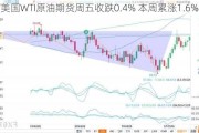 美国WTI原油期货周五收跌0.4% 本周累涨1.6%